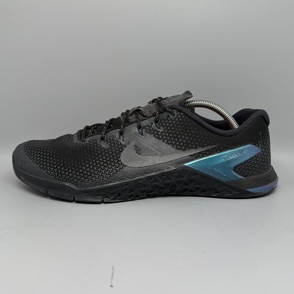 Nike Metcon 4 Premium Black Crosstraining Shoes AH7454-001 Men's Sz 12.5 - Picture 8 of 10